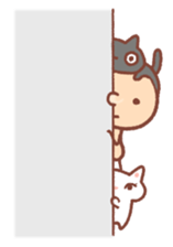 BONBON-ZIN with White cat & Black cat sticker #15791670