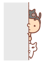 BONBON-ZIN with White cat & Black cat sticker #15791670