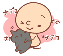 BONBON-ZIN with White cat & Black cat sticker #15791676