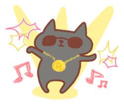 BONBON-ZIN with White cat & Black cat sticker #15791687