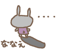 Nanae cute rabbit stickers! sticker #15791799