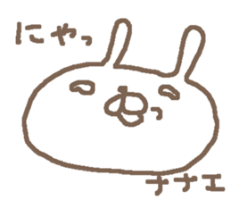 Nanae cute rabbit stickers! sticker #15791823
