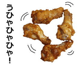 Fried chicken is best. sticker #15791972