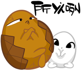 TEA EGG - III sticker #15792061