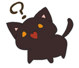 black playful kitten3 sticker #15792351