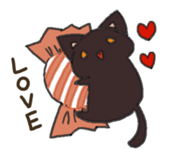 black playful kitten3 sticker #15792360