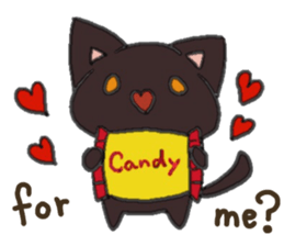black playful kitten3 sticker #15792366