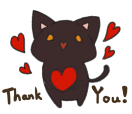 black playful kitten3 sticker #15792376