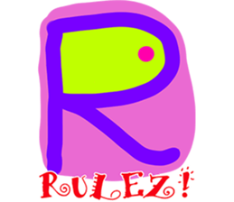 Alphabet kun Sticker sticker #15792395