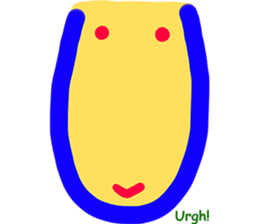 Alphabet kun Sticker sticker #15792398