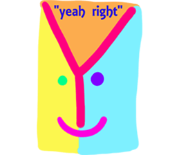 Alphabet kun Sticker sticker #15792402