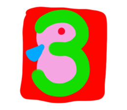 Alphabet kun Sticker sticker #15792406