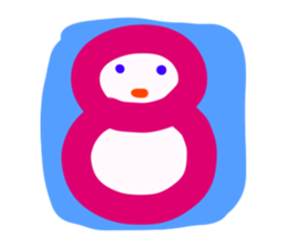 Alphabet kun Sticker sticker #15792411