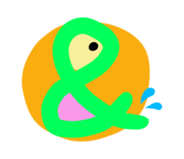 Alphabet kun Sticker sticker #15792416