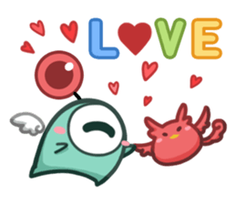 Alien Kiki&Cheer sticker #15792668