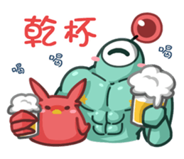 Alien Kiki&Cheer sticker #15792684