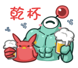 Alien Kiki&Cheer sticker #15792684