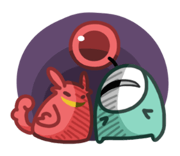 Alien Kiki&Cheer sticker #15792697