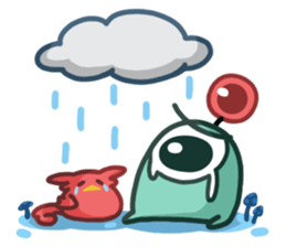 Alien Kiki&Cheer sticker #15792701