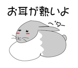 cute raabbit sticker #15792893