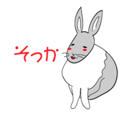cute raabbit sticker #15792894