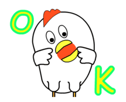 A tricky chicken sticker #15792902