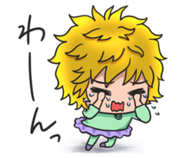 light & dark girl sticker #15794316