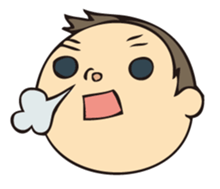 My son is so cute. sticker #15794730