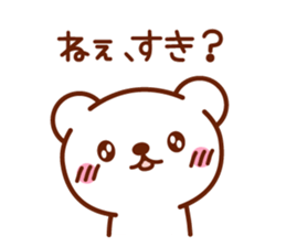 love love bear sticker sticker #15795098