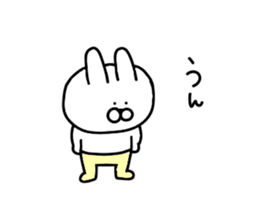 Answering rabbits sticker #15795138