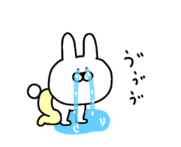 Answering rabbits sticker #15795151