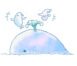 beluga whale sticker #15795525