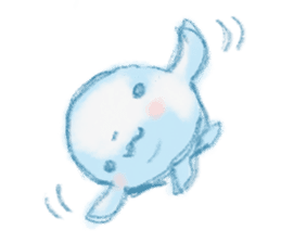 beluga whale sticker #15795526