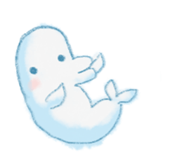 beluga whale sticker #15795531
