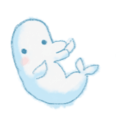 beluga whale sticker #15795531