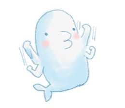 beluga whale sticker #15795537