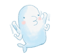 beluga whale sticker #15795537