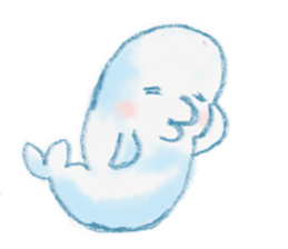 beluga whale sticker #15795541