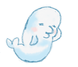 beluga whale sticker #15795541