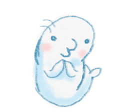 beluga whale sticker #15795542