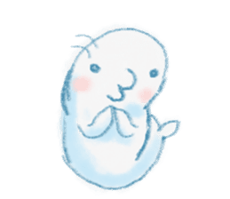 beluga whale sticker #15795542