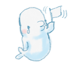 beluga whale sticker #15795544