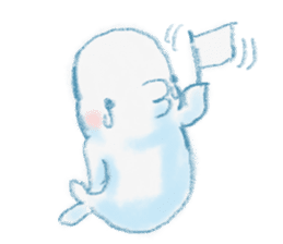 beluga whale sticker #15795544