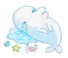 beluga whale sticker #15795547