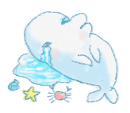 beluga whale sticker #15795547