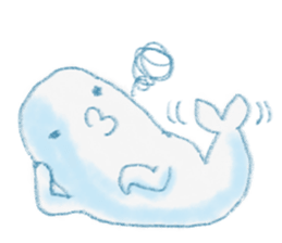 beluga whale sticker #15795548