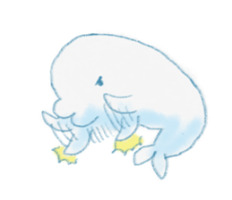 beluga whale sticker #15795550