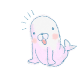 beluga whale sticker #15795553