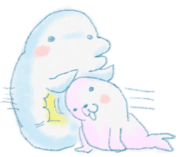 beluga whale sticker #15795556
