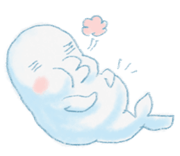 beluga whale sticker #15795558